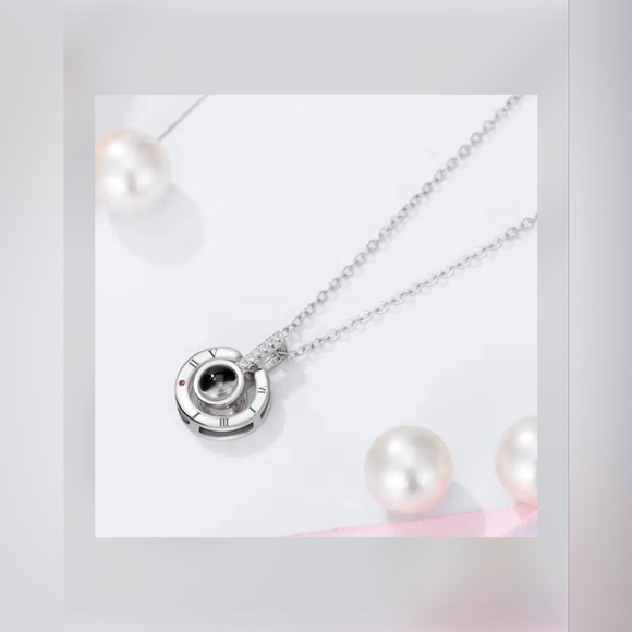 100 LANGUAGE I LOVE YOU SILVER PENDANT NECKLACE - Picture 1 of 7